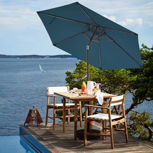 JEAREY 7.5 ft Outdoor Patio Umbrella, Lake Blue | Windproof & UV Resistant thumbnail 4