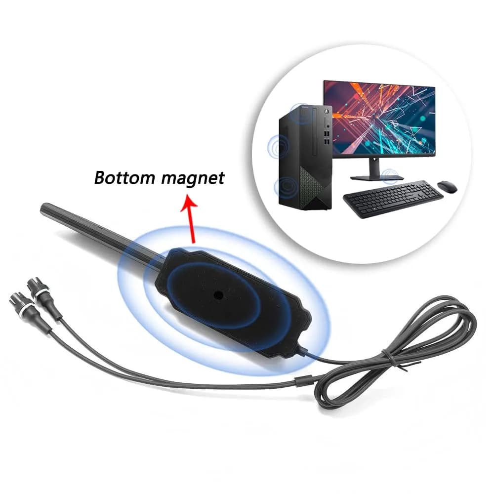 Zahara Tri Band WiFi 7 Antenna with Magnetic Base | 9dBi Gain, 32.2 Inch Cables, 2.4/5.8/6GHz thumbnail 6
