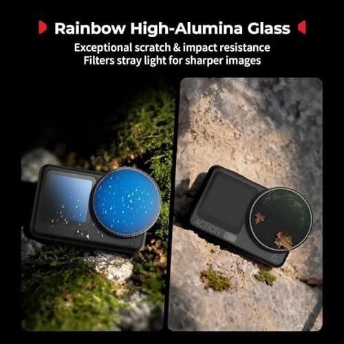 SmallRig ND Filter Kit for DJI Osmo Action 6, CPL ND8 ND16 ND32 Filters & Lens Cover | 43.86mm HD Optical Glass thumbnail 6