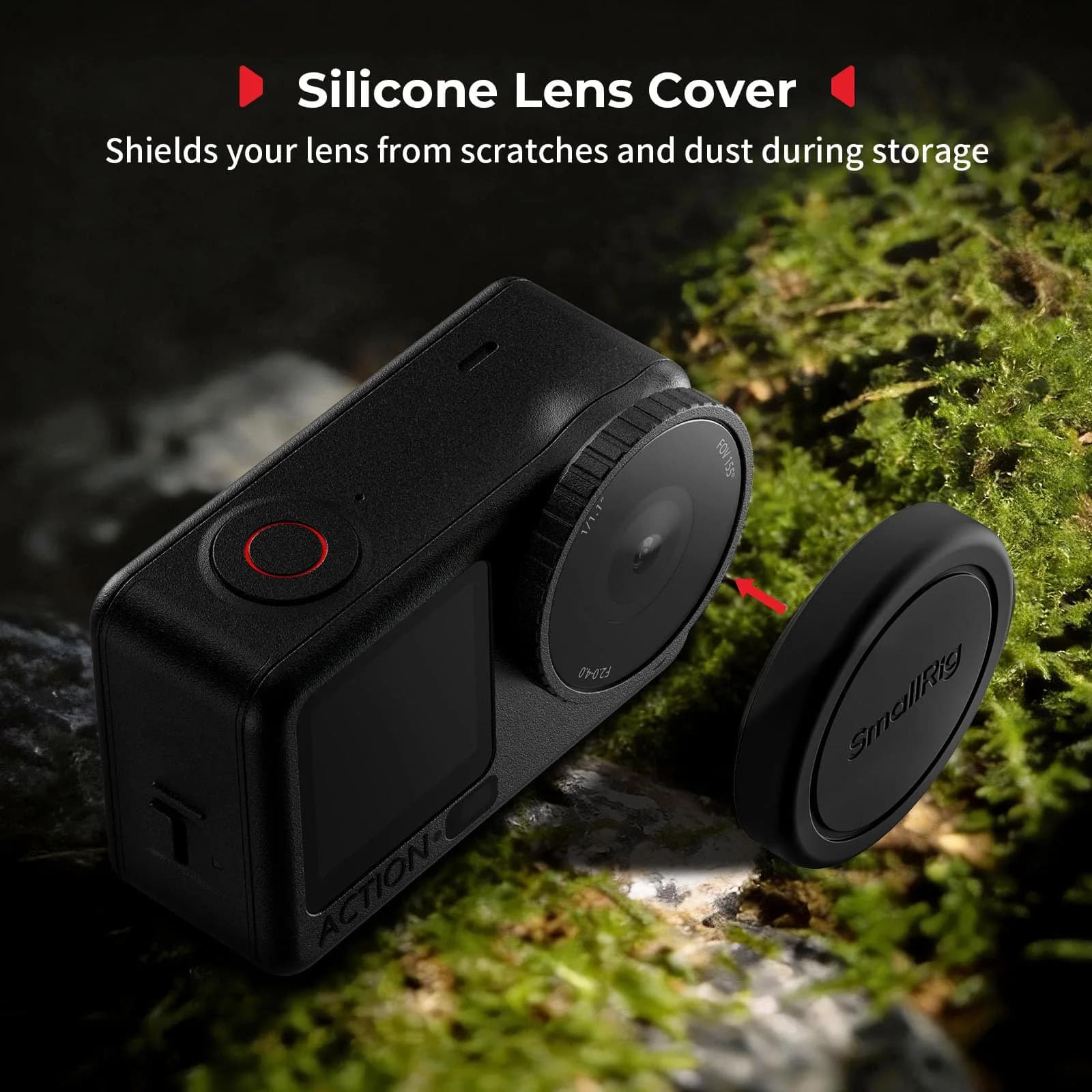 SmallRig ND Filter Kit for DJI Osmo Action 6, CPL ND8 ND16 ND32 Filters & Lens Cover | 43.86mm HD Optical Glass - view 7