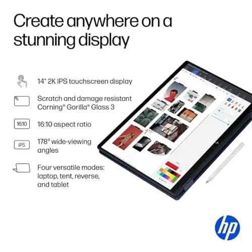 HP OmniBook X Flip 14 2-in-1 Laptop 14" WUXGA IPS, Intel 8-core Ultra 5 226V, 16GB RAM, 512GB SSD, Thunderbolt 4, Windows 11 Pro thumbnail 5