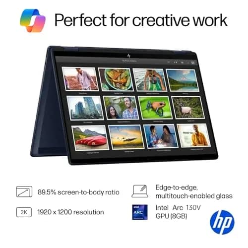HP OmniBook X Flip 14 2-in-1 Laptop 14" WUXGA IPS, Intel 8-core Ultra 5 226V, 16GB RAM, 512GB SSD, Thunderbolt 4, Windows 11 Pro thumbnail 7