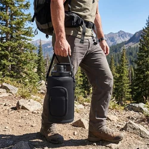 Kerilyn Gallon Insulated Water Jug 3785ml (128oz) with Bag | Keeps Cold 48 Hours, Hot 24 Hours thumbnail 4