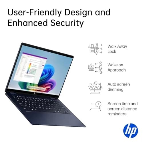HP OmniBook X Flip 14 2-in-1 Touchscreen Laptop, Intel Core Ultra 5 226V | 14" 2K Touch Display, 16GB RAM, 512GB SSD thumbnail 6