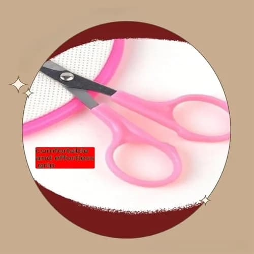 DleDan Small Embroidery Curved Scissors 12CM | Sharp Tip for Needlework & Crafts thumbnail 3