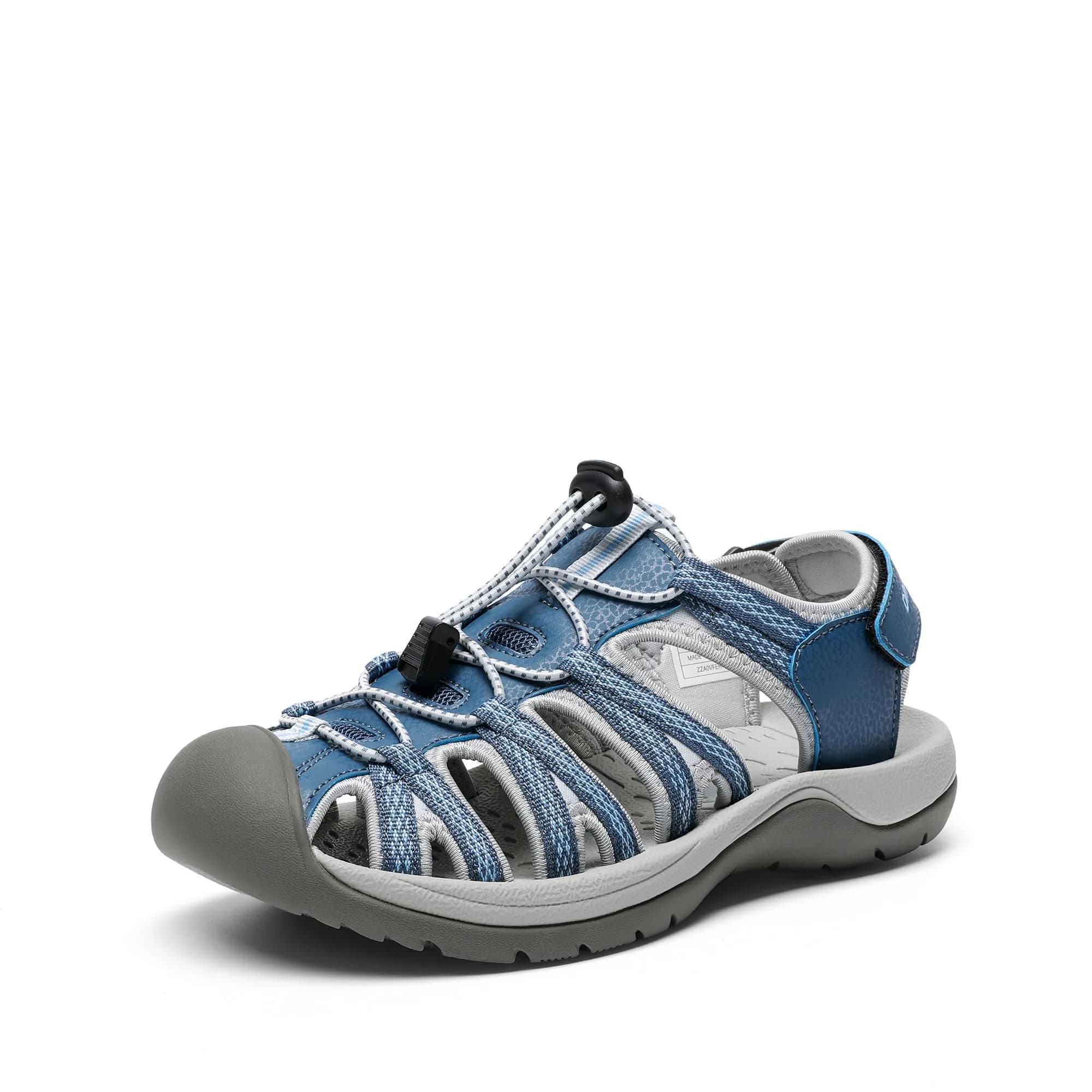 DREAM PAIRS Women's Closed Toe Sport Athletic Sandals 24 cm (9 US) Navy | Comfortable Fisherman Style — Navy