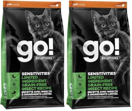Go! Solutions Insect Protein Grain-Free Dry Cat Food 3 lb Bag | Supports Sensitive Stomach & Allergies thumbnail 1
