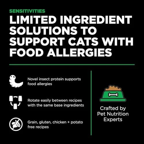 Go! Solutions Insect Protein Grain-Free Dry Cat Food 3 lb Bag | Supports Sensitive Stomach & Allergies thumbnail 2