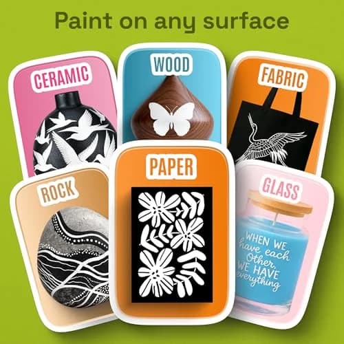 ARTISTRO White Dual-Tip Acrylic Paint Marker Pens Set of 12 | ASTM D-4236 Certified thumbnail 3