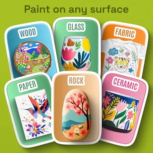 ARTISTRO 240 Dual-Tip Acrylic Paint Markers | Assorted Colors Value Pack thumbnail 5