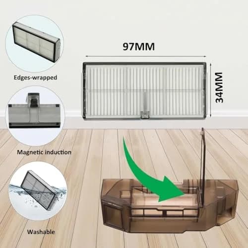 JoyBros TriCut Brush Replacement Parts for Dreame X40 Ultra/L40 Ultra/Gen 2 MOVA P10/P50 Pro Ultra (29-Piece Set) thumbnail 5
