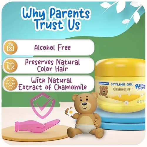 Ricitos de Oro Chamomile Hair Gel 4.05 Oz | Preserves Natural Color, Gentle Daily Use thumbnail 5