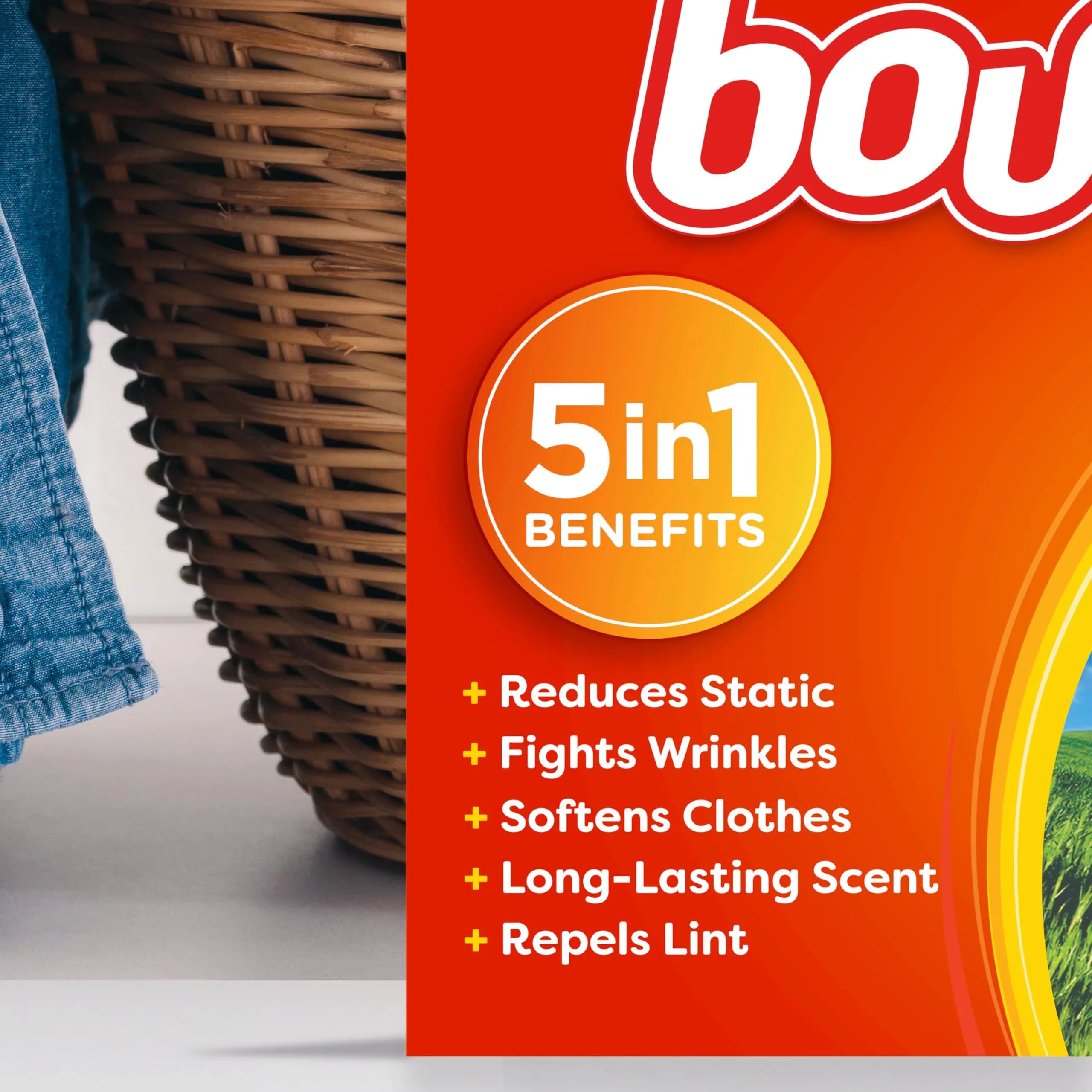 Bounce Outdoor Fresh Scent Dryer Sheets, 240 Count (Pack of 4) | Fights Static & Wrinkles - view 2