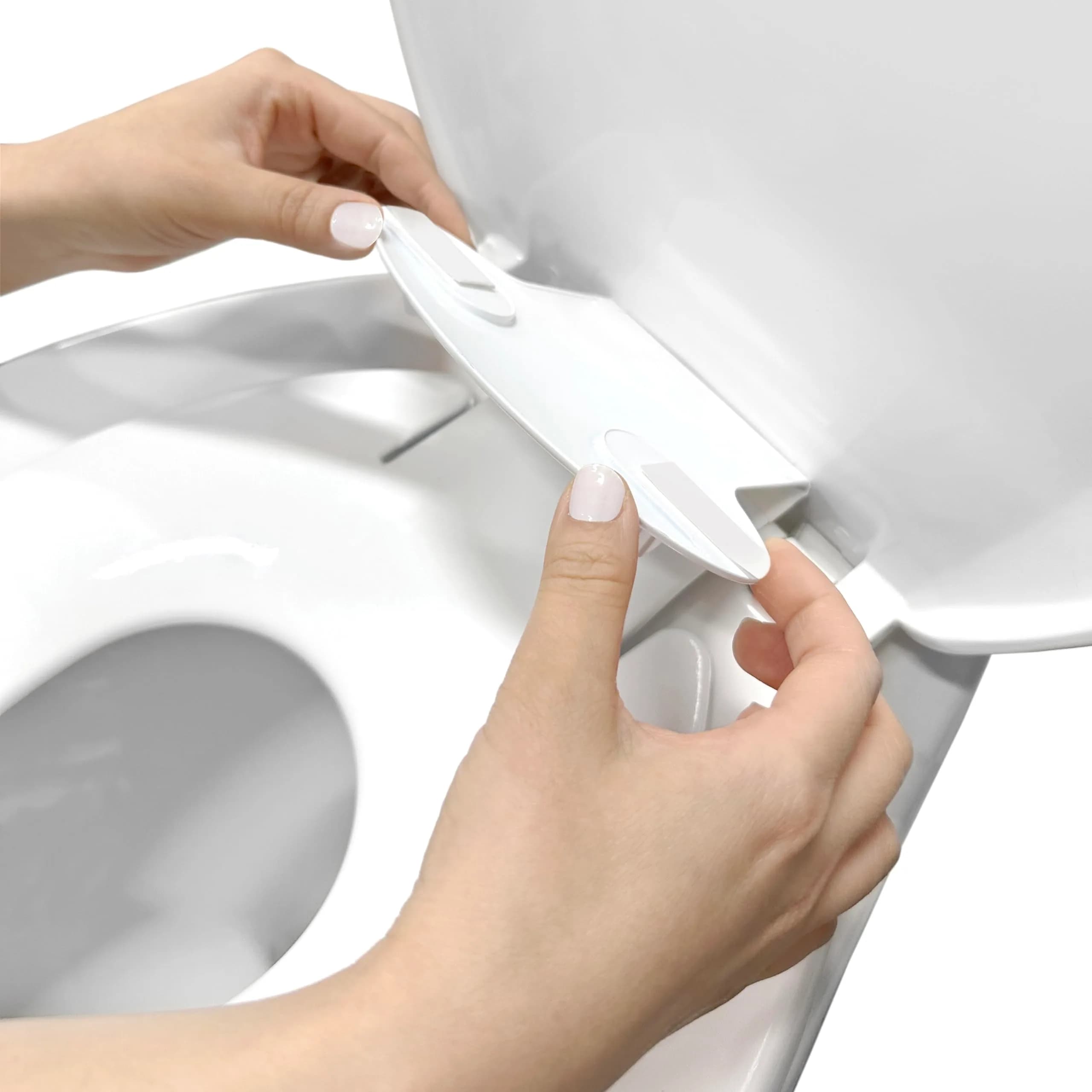 Ingenuity Portable Flip & Sit Potty Seat - White, Pack of 4 | Toddler Travel Toilet Seat - view 2