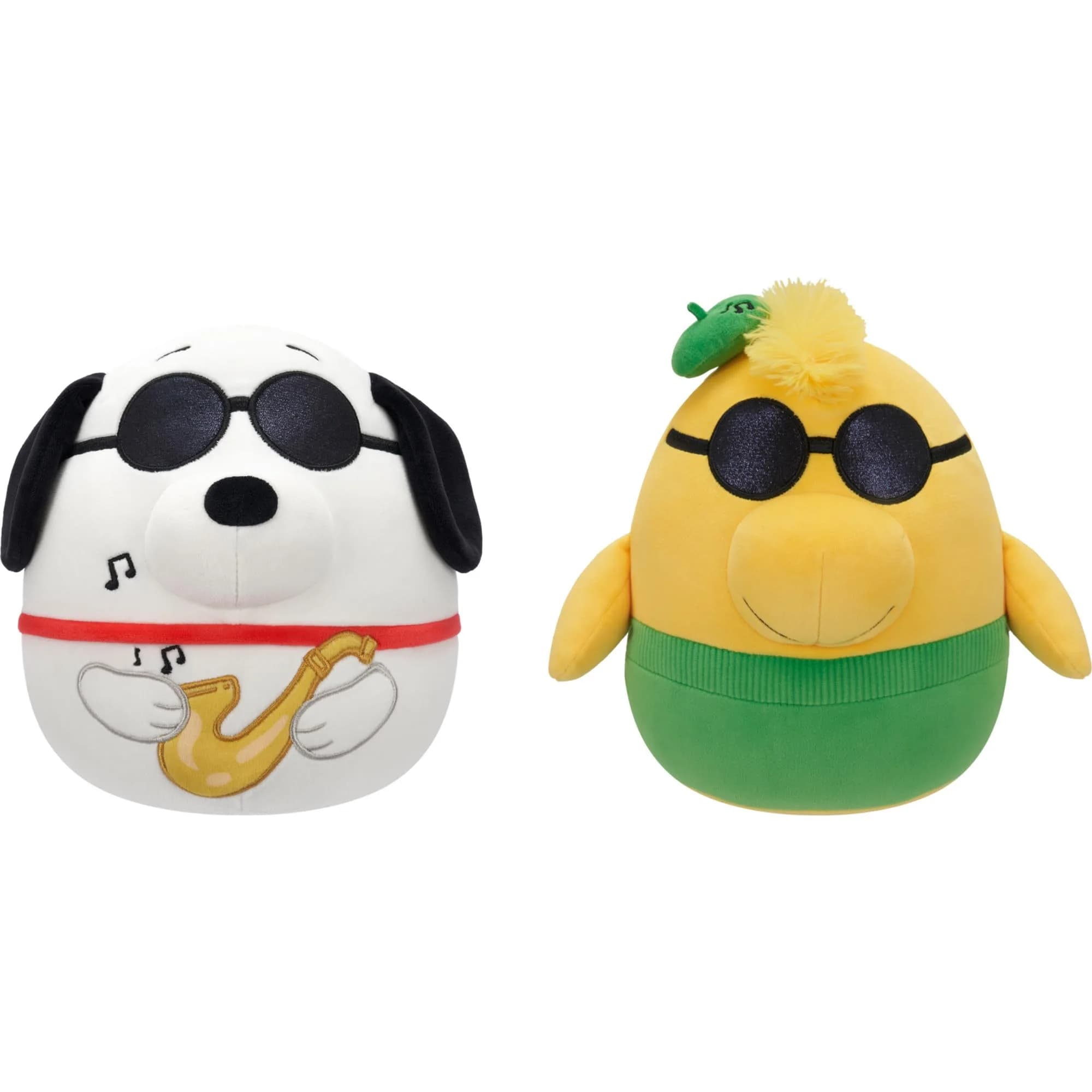 Squishmallows Peanuts 8in Snoopy & Woodstock Jazz Plush 2-Pack | Ultrasoft Official Licensed Toy (8in)