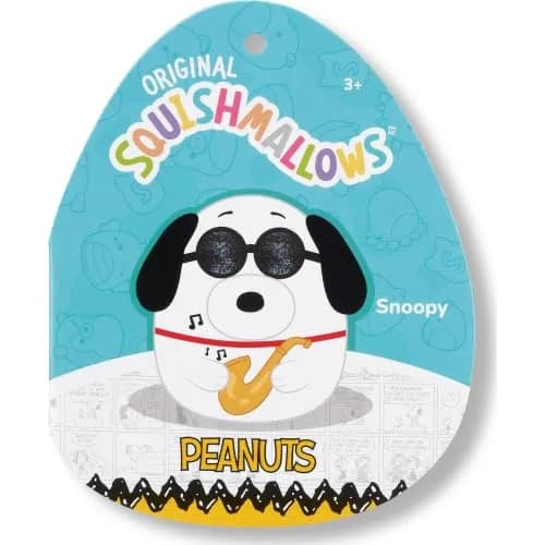 Squishmallows Peanuts 8in Snoopy & Woodstock Jazz Plush 2-Pack | Ultrasoft Official Licensed Toy (8in) thumbnail 5