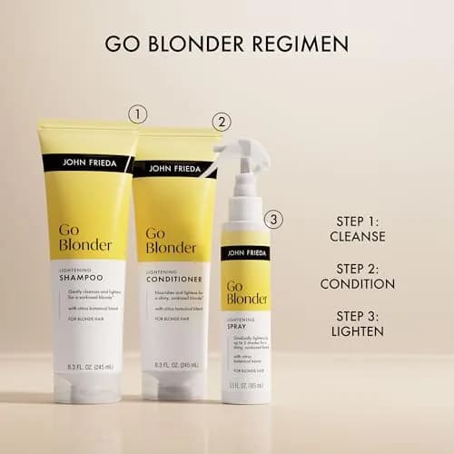 John Frieda Go Blonder Gradual Hair Lightening Spray 103.5ml (3.5 fl oz) | Heat-Activated for Sun-Kissed Blonde thumbnail 8