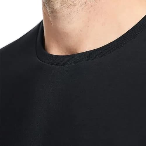SAKS FIFTH AVENUE Men's Short Sleeve Classic Luxe Jersey Crewneck T-Shirt | Premium Cotton Knit Top, Classic-Fit & Richly Detailed (70-120c) thumbnail 2