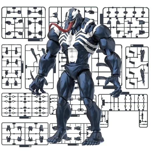 BLOKEES Champion Class - Marvel Rivals Venom Model Kit 6 Inch | 90 Points Articulation, No Tools, Ages 14+ thumbnail 1