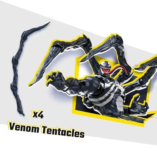 BLOKEES Champion Class - Marvel Rivals Venom Model Kit 6 Inch | 90 Points Articulation, No Tools, Ages 14+ thumbnail 8