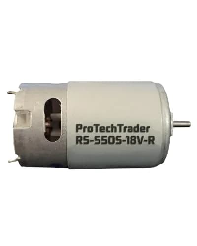 ProTechTrader 18V 6V Electric Motor | 20K RPM Round Shaft for DIY Projects thumbnail 1