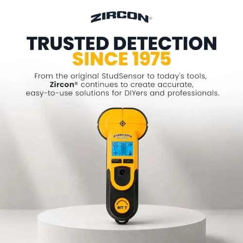 Zircon MetalliScanner MT7 Metal Scanner for Concrete & Walls, 6 in. Deep | Wall & Floor Metal Detection thumbnail 8