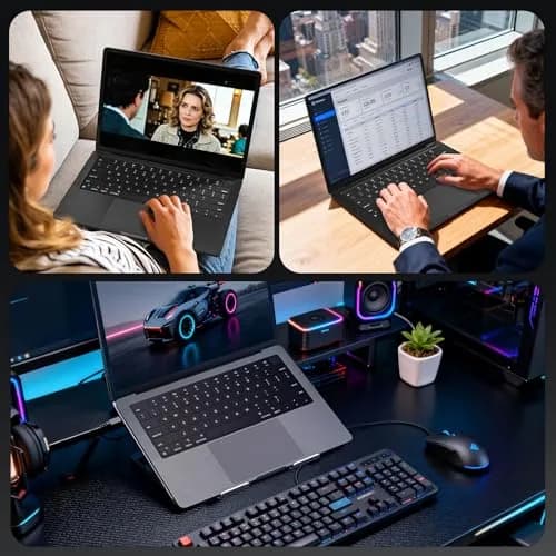 EooCoo Black Silicone Keyboard Skin for MacBook Pro 14/16, Air 13/15, Neo 13 | US Layout thumbnail 5