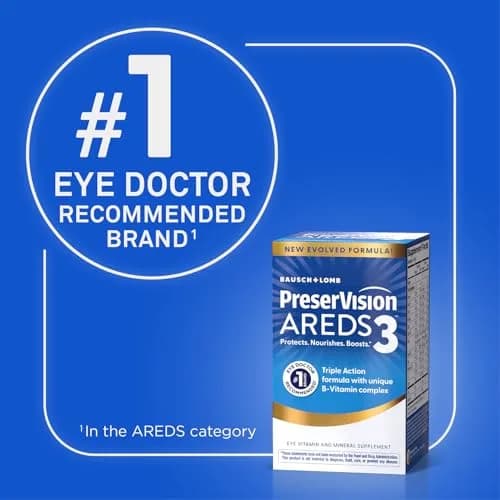 PreserVision AREDS3 Eye Vitamins Macular Supplement 60 Softgels | Supports Macular Health with AREDS2 Nutrients & B-Vitamins thumbnail 8