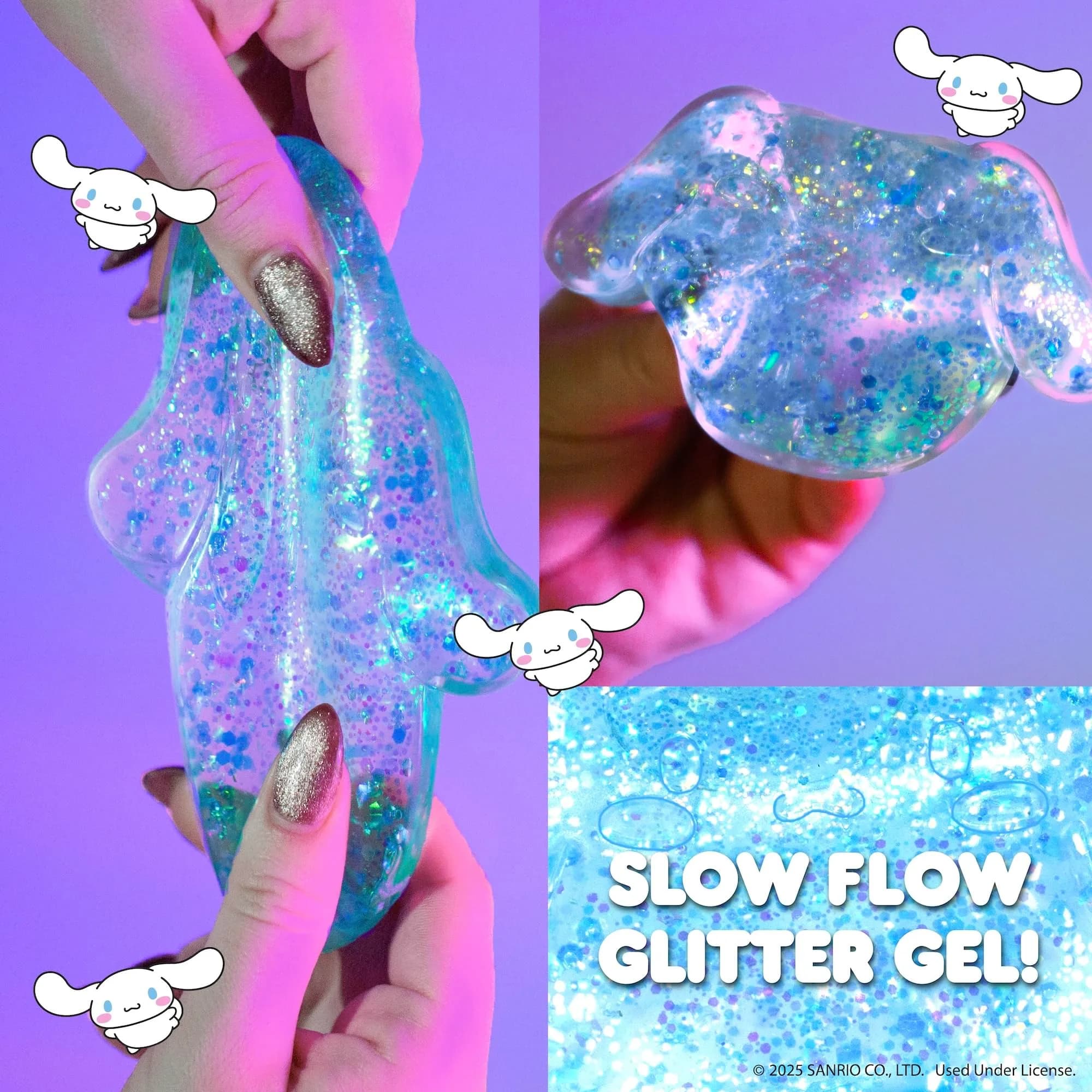 Horizon Group USA Hello Kitty® and Friends SLIMYGLOOP Gelli Gels Cinnamoroll™ Slow Rising Sensory Squeeze Toy (Blue, 1 pc) - view 2