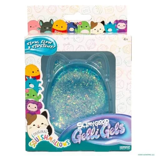 Original Squishmallows SLIMYGLOOP Blue Gelli Gels Sensory Squeeze Toy 156 g (5.5 oz) | ASTM-Tested for Kids 4+ thumbnail 7