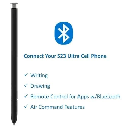 TYHJ S Pen Cream Replacement Stylus for Samsung Galaxy S23 Ultra 5G | 4096 Pressure Levels + 3 Nibs - view 2