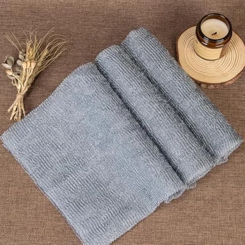 Yiclick Exfoliating Washcloth Towel 3-Pack, 85cm (34.5 inch) Long Back Scrubber | Replaces Loofah for Deep Cleansing thumbnail 2