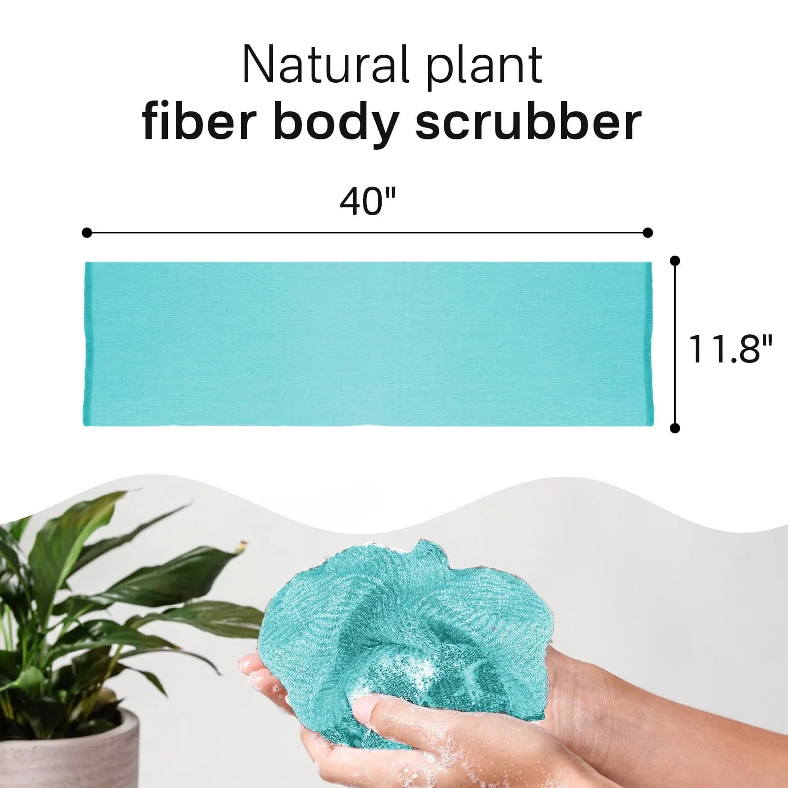 Yiclick Exfoliating Washcloth Towel Set 3 Pieces | Korean Body Scrubber for Shower Bath - view 6