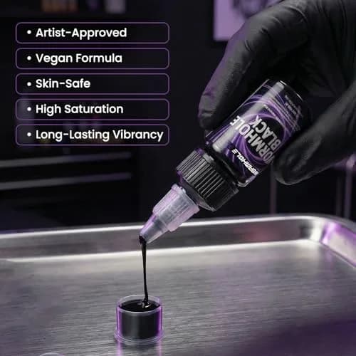 Wormhole Wireless Tattoo Pen Kit WTK0253 | Professional Rotary Tattoo Machine for Eyebrow & Detail Work thumbnail 7