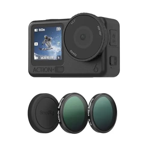 SmallRig Filter Kit for DJI Osmo Action 6, ND16/CPL & 1/4 Black Mist Filter Kit with Silicone Cover | Camera Lens Filter India thumbnail 1