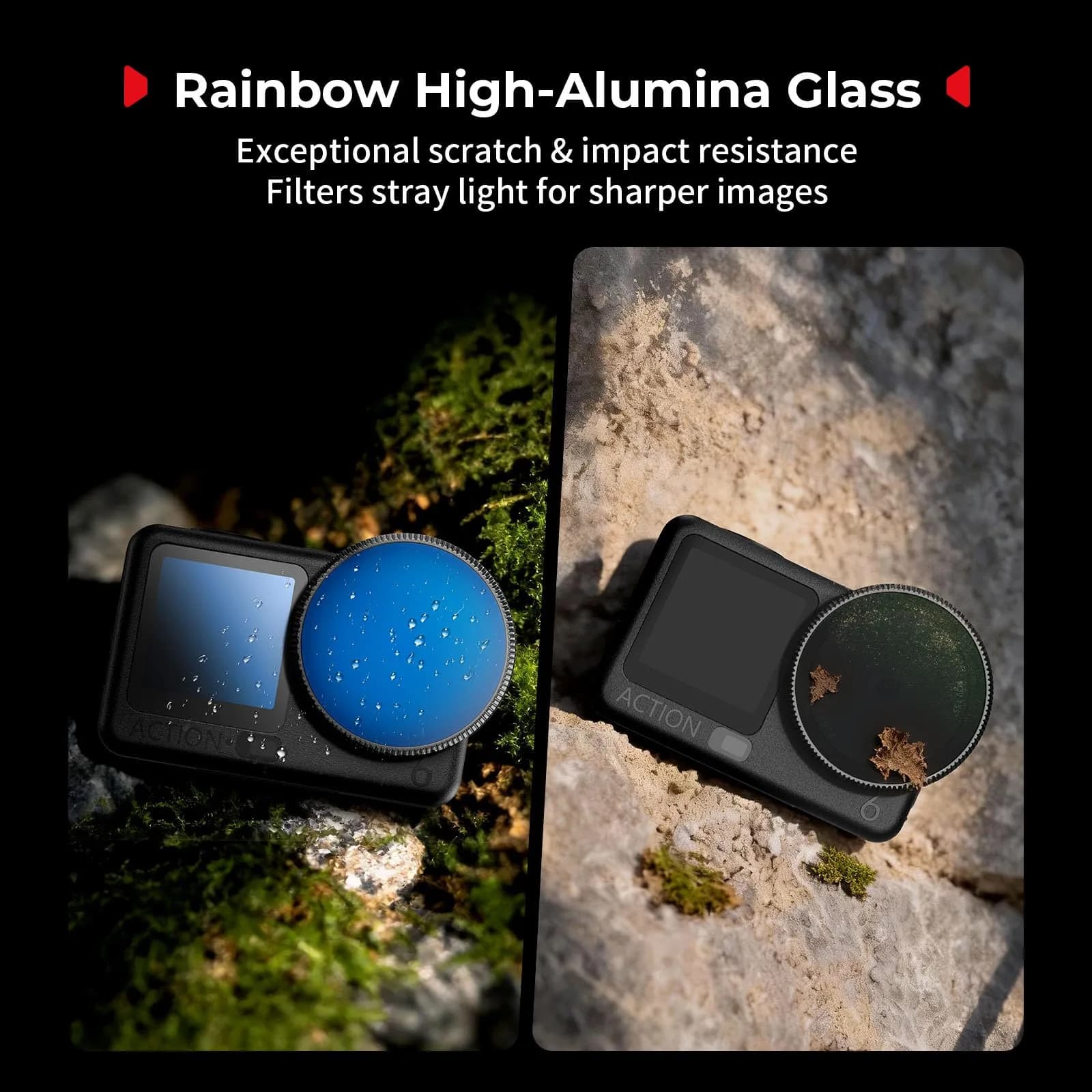 SmallRig Filter Kit for DJI Osmo Action 6, ND16/CPL & 1/4 Black Mist Filter Kit with Silicone Cover | Camera Lens Filter India - view 4