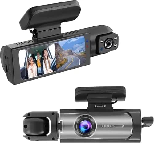 Wagoyo Dashcam Front & Inside | 1080p Night Vision, Loop & Parking Mode, 3.16 Inch IPS Screen thumbnail 1