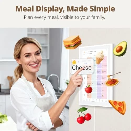 Dragon Touch 15.6 inch Digital Calendar Chore Chart – Interactive Touchscreen, Smart Family Planner, Digital Picture Frame Best Gifts for Christmas, Wedding, Mom thumbnail 4