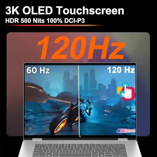 HP OmniBook 7 Flip 16 3k OLED Touch 16" Laptop | 32GB RAM, 1TB SSD, Wi-Fi 7 thumbnail 4