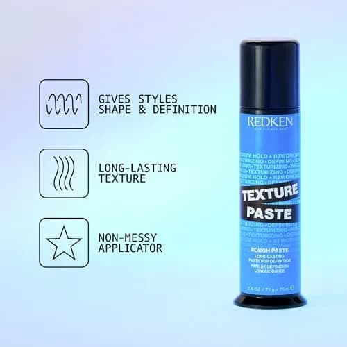Redken Texture Paste Styling Paste 100ml (3.4 Oz) | Flexible Control for Matte Finish Styles thumbnail 2