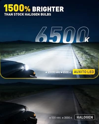 AUXITO H11 LED Bulbs 120,000LM Cool White (Pack of 2) | 1500% Brighter Than Halogen thumbnail 2
