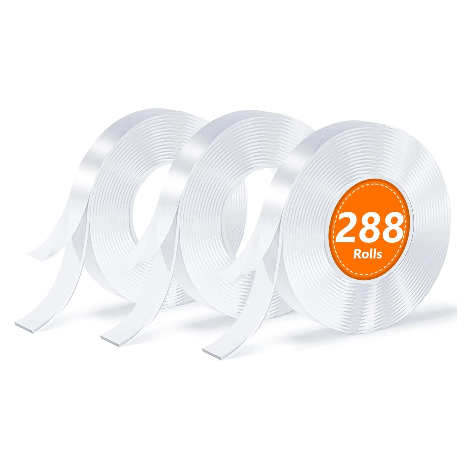 SUTOUG Double Sided Tape Value Pack | Strong Stickiness & Reusable Adhesive Tape — 9.85 Feet