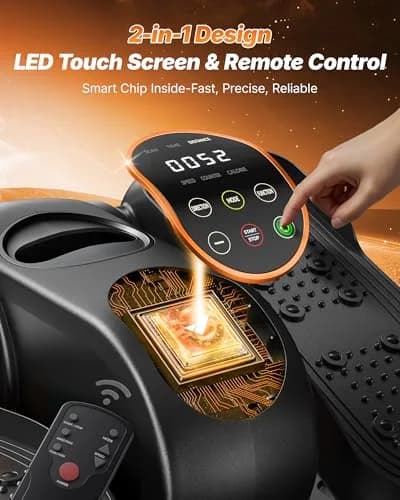 MERACH Under Desk Elliptical | Low-Impact Joint-Friendly Exercise Machine for Seniors & Professionals thumbnail 4