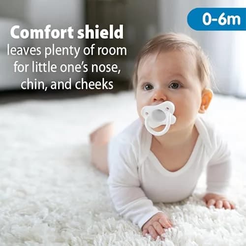 Dr. Brown's HappyPaci Silicone Pacifier 0-6m | Soft, BPA-Free, Contoured Shield thumbnail 4