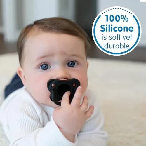 Dr. Brown's HappyPaci Silicone Pacifier 0-6m | Soft, BPA-Free, Contoured Shield thumbnail 5
