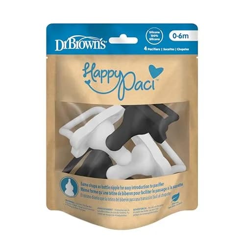 Dr. Brown's HappyPaci Silicone Pacifier 0-6m | Soft, BPA-Free, Contoured Shield thumbnail 9