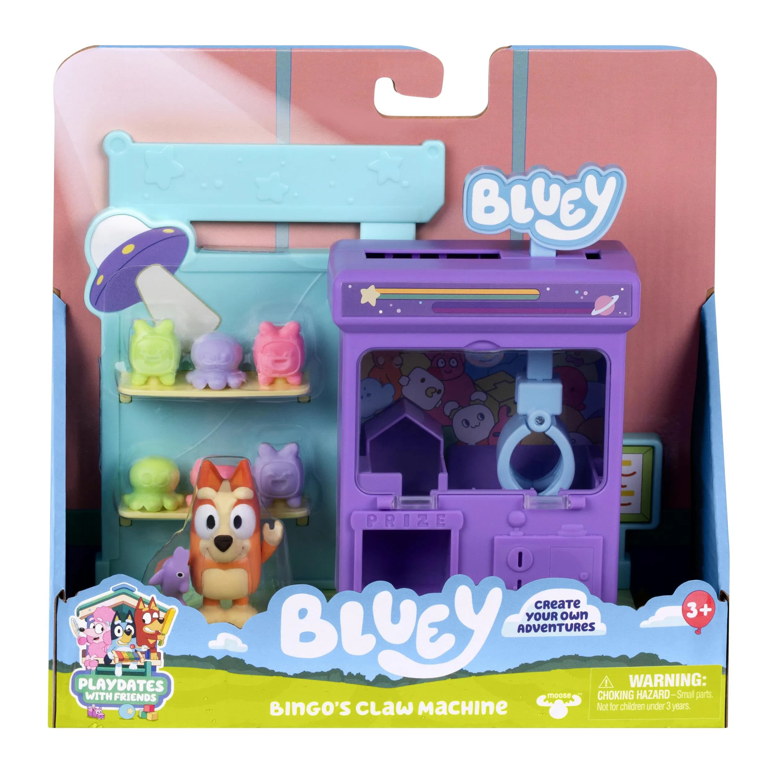 Bluey Bingo's Claw Machine Playset with Working Claw and 6 Prizes - main product image