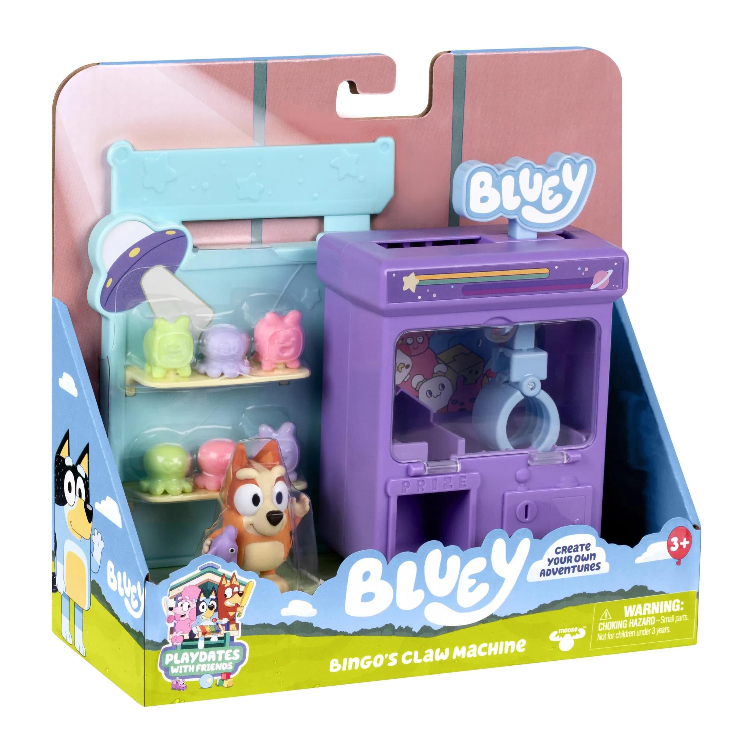 Bluey Bingo's Claw Machine Playset with Working Claw & 6 Prizes | ASTM-Tested Toy for Kids 3+ - view 4