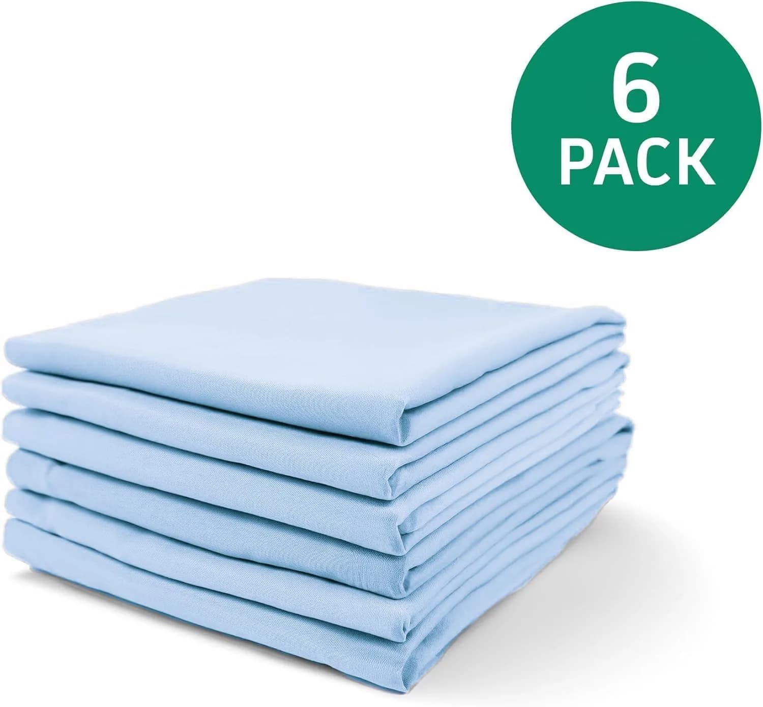 Rollee Pollee Blue Microfiber Cot Sheets - 23" x 42" - Secure Fit for Daycare Cots - view 2