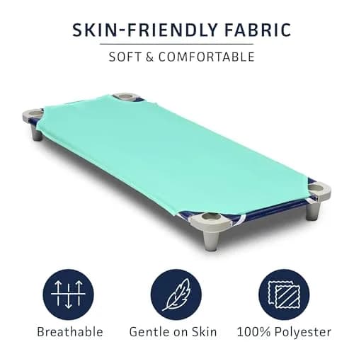 Rollee Pollee Green Microfiber Cot Sheets 52" x 23" (132cm x 58cm) | 6-Pack for Daycare Naptime thumbnail 6